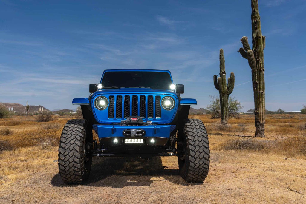 Vision X Cowl Mount LED System: Jeep JL/JT (18+) (W/ CG2 Mini Cannon) (Set)