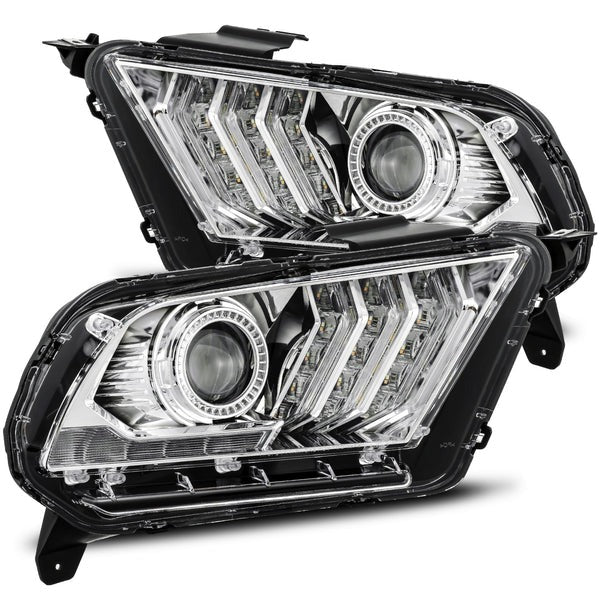 ARex Luxx LED Headlights: Ford Mustang (10-12) - Chrome (Set)