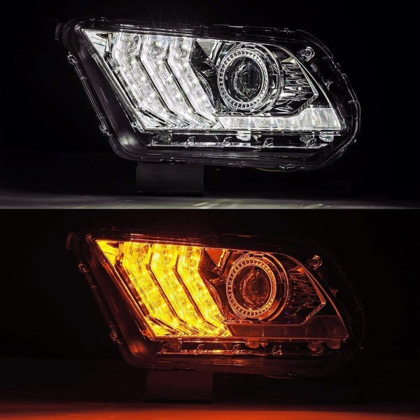ARex Luxx LED Headlights: Ford Mustang (10-12) - Chrome (Set)