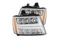 ARex Nova LED Headlights: Chevy Tahoe/Suburban/Avalanche (07-13) - Chrome (Set)