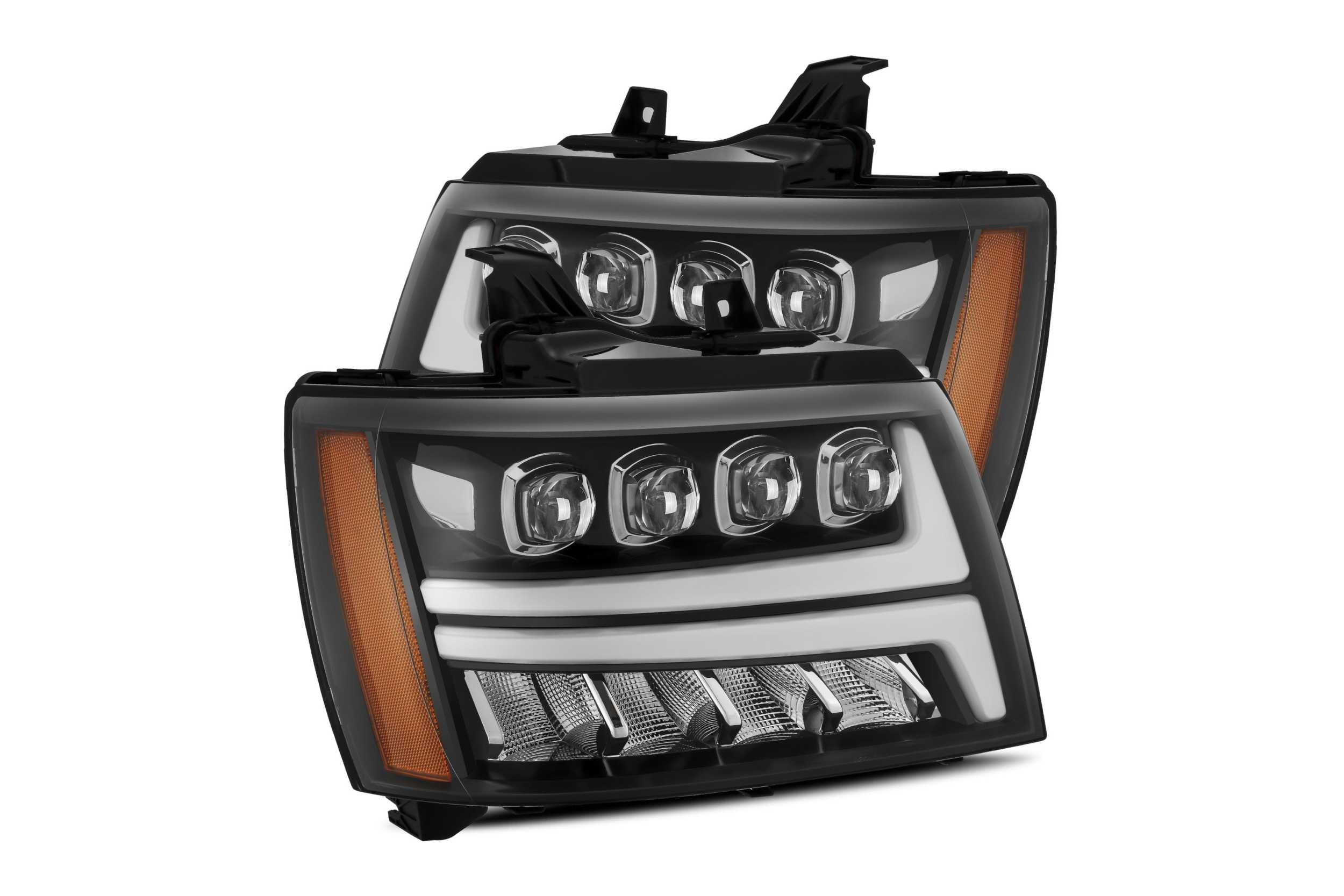 ARex Nova LED Headlights: Chevy Tahoe/Suburban/Avalanche (07-13) - Jet Black (Set)