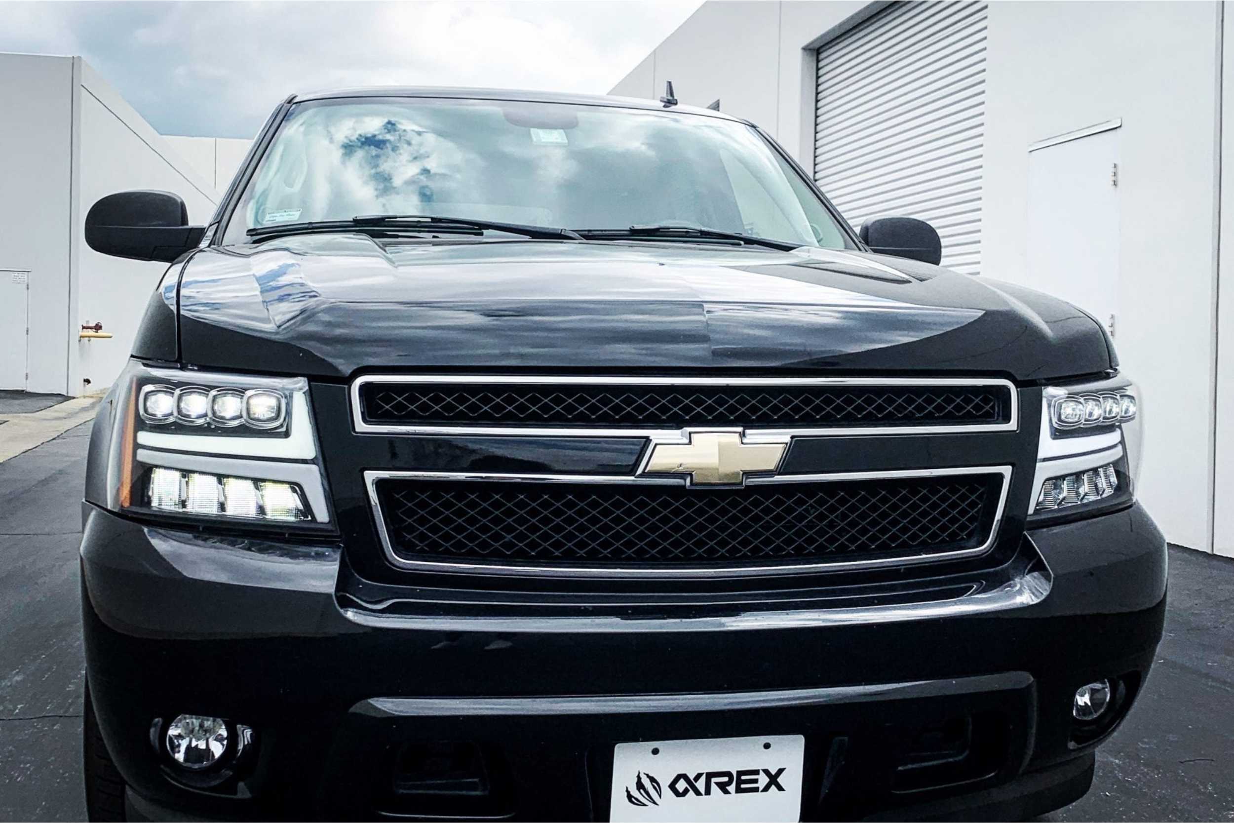 ARex Nova LED Headlights: Chevy Tahoe/Suburban/Avalanche (07-13) - Jet Black (Set)