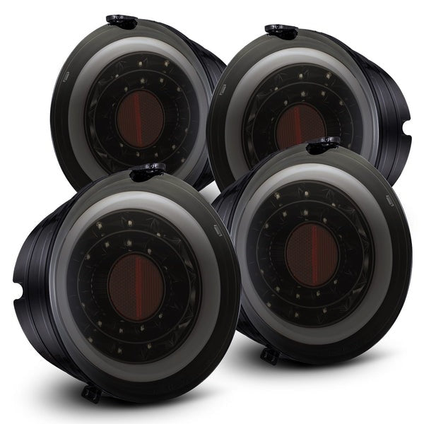 ARex Pro LED Tail Lights: Chevy Corvette (05-13) (Jet Black)