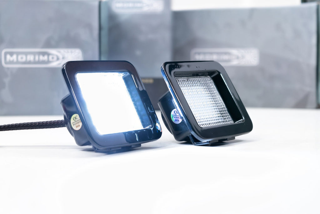 XB LED License Plate Lights: Ford F-150 (15-23 / Set)