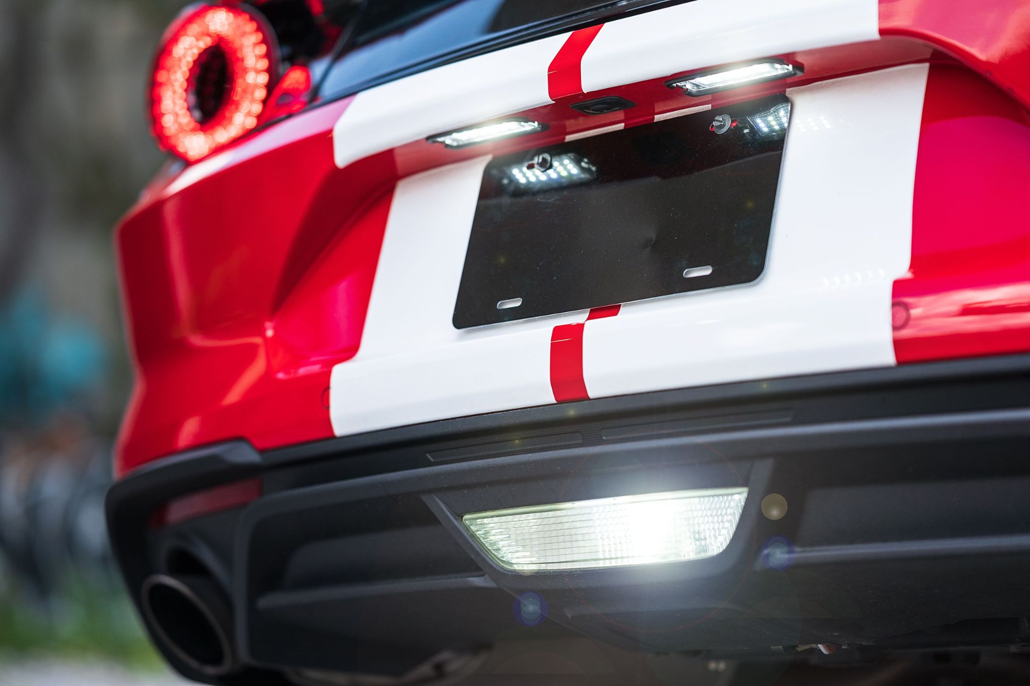 XB LED License Plate Lights: Ford Mustang (15-20 / Set)