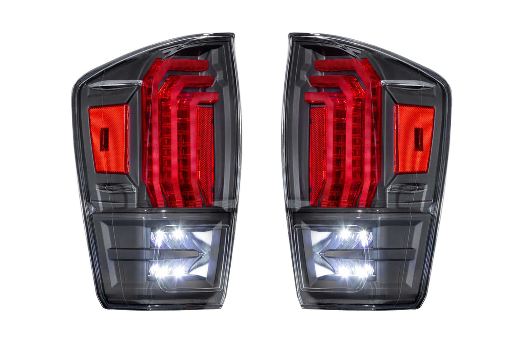 XB LED Tail Lights: Toyota Tacoma (16-23 / Clear Lens / Set)