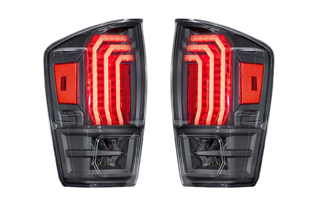 XB LED Tail Lights: Toyota Tacoma (16-23 / Clear Lens / Set)
