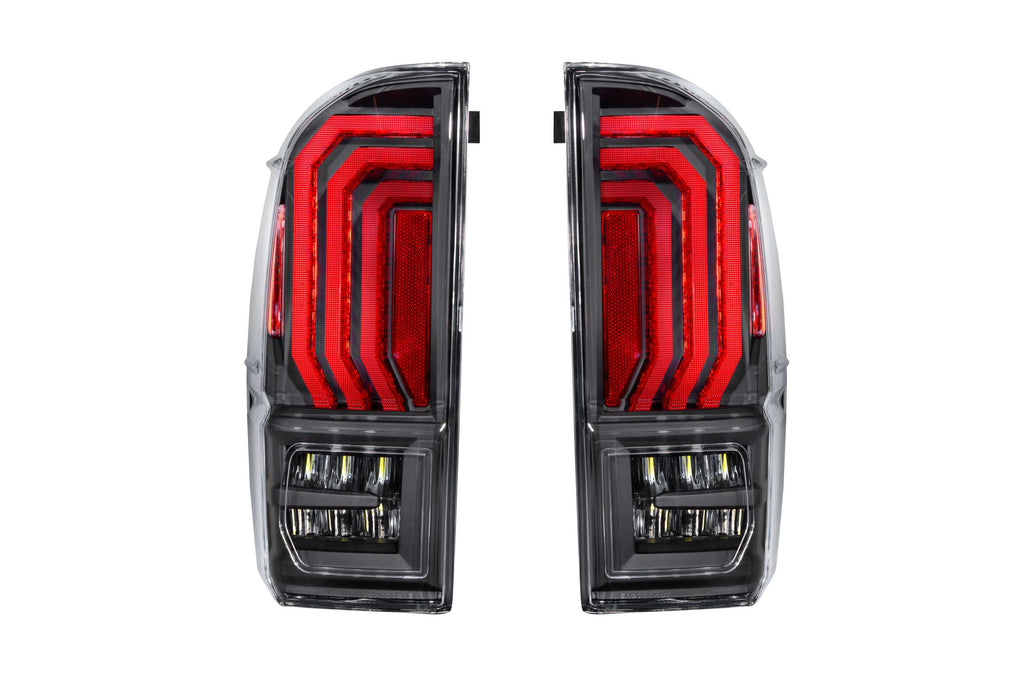 XB LED Tail Lights: Toyota Tacoma (16-23 / Clear Lens / Set)
