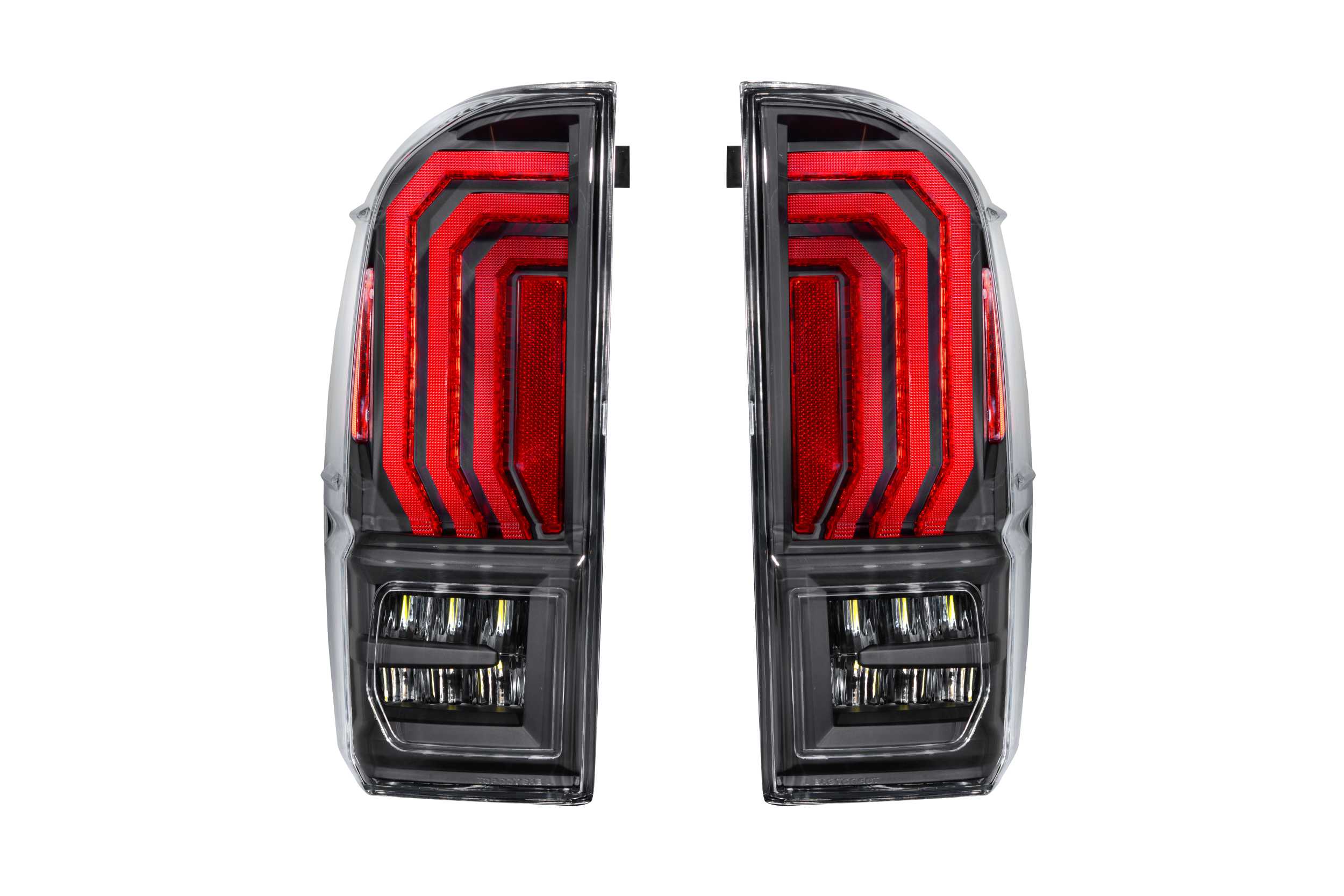 XB LED Tail Lights: Toyota Tacoma (16-23 / Clear Lens / Set)