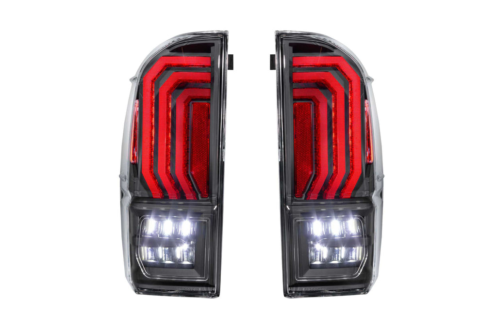 XB LED Tail Lights: Toyota Tacoma (16-23 / Clear Lens / Set)