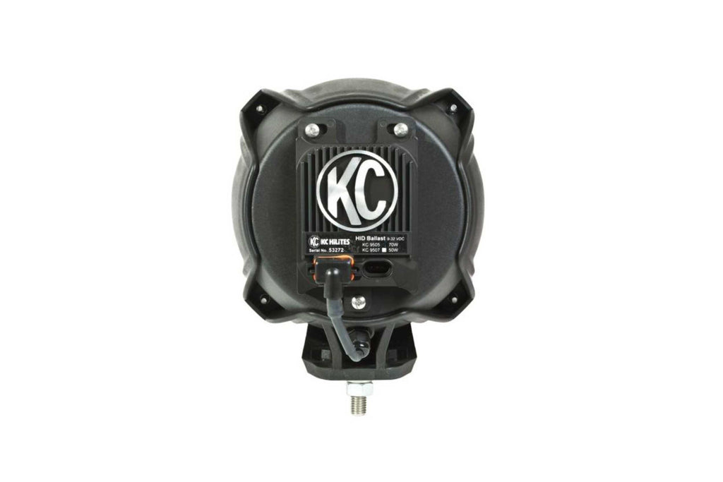 KC Hilites 7in Carbon Pod HID: (70w Spread / Each)