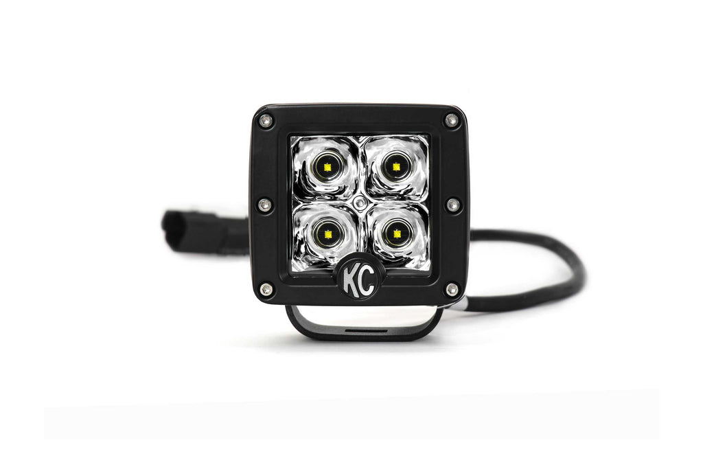 KC Hilites C-Series LED Light: (C2 / 2in / 20w Flood / Each)