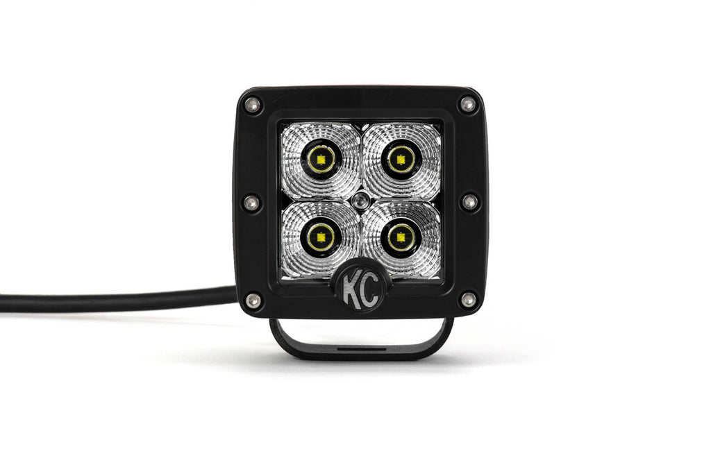 KC Hilites C-Series LED Light: (C2 / 2in / 20w Flood / Each)