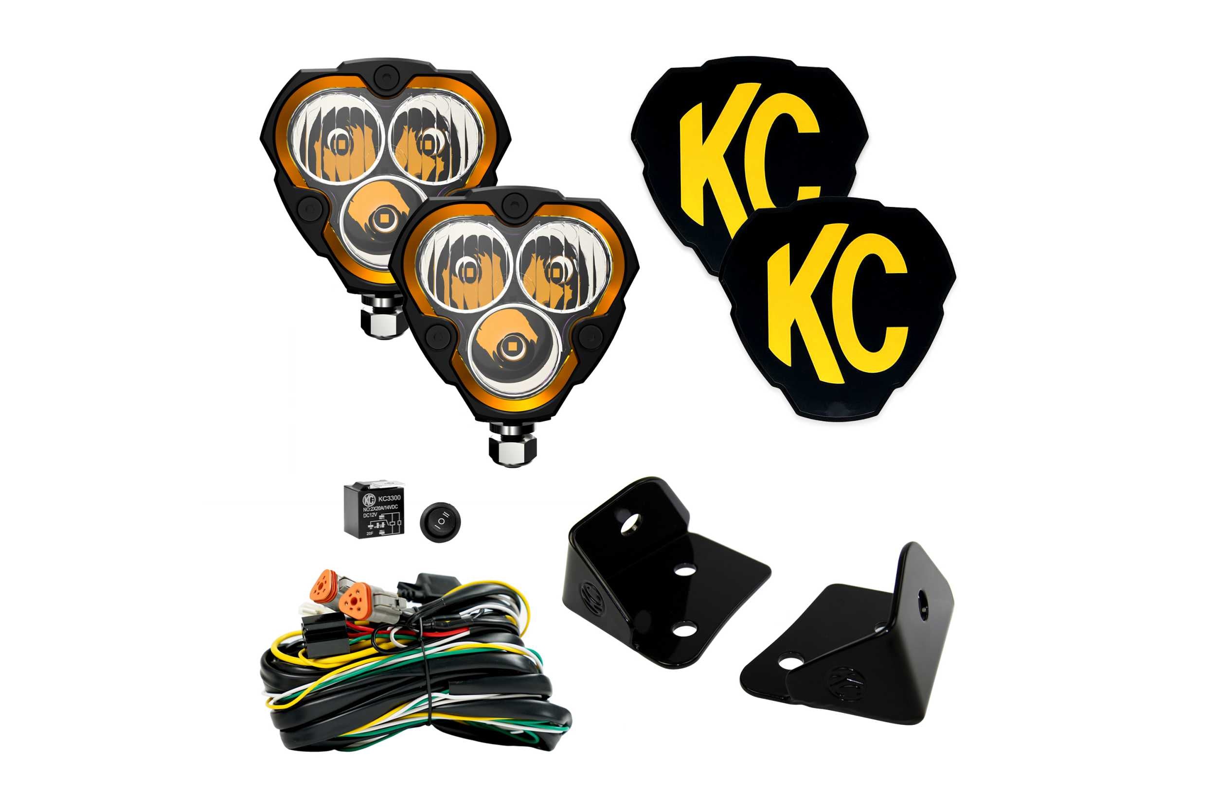 KC Hilites Flex Era Bezel: (Gold)