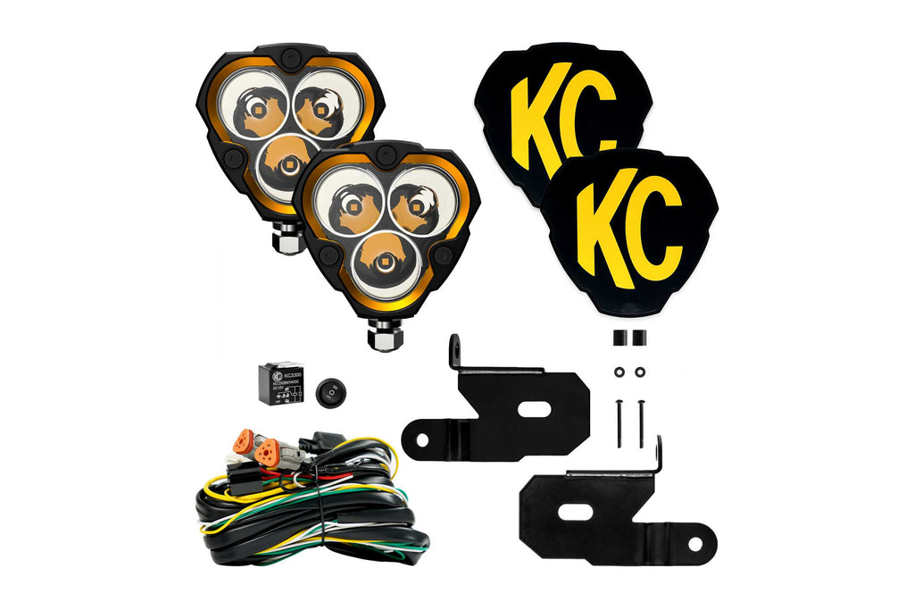 KC Hilites Flex Era Bezel: (Blue)