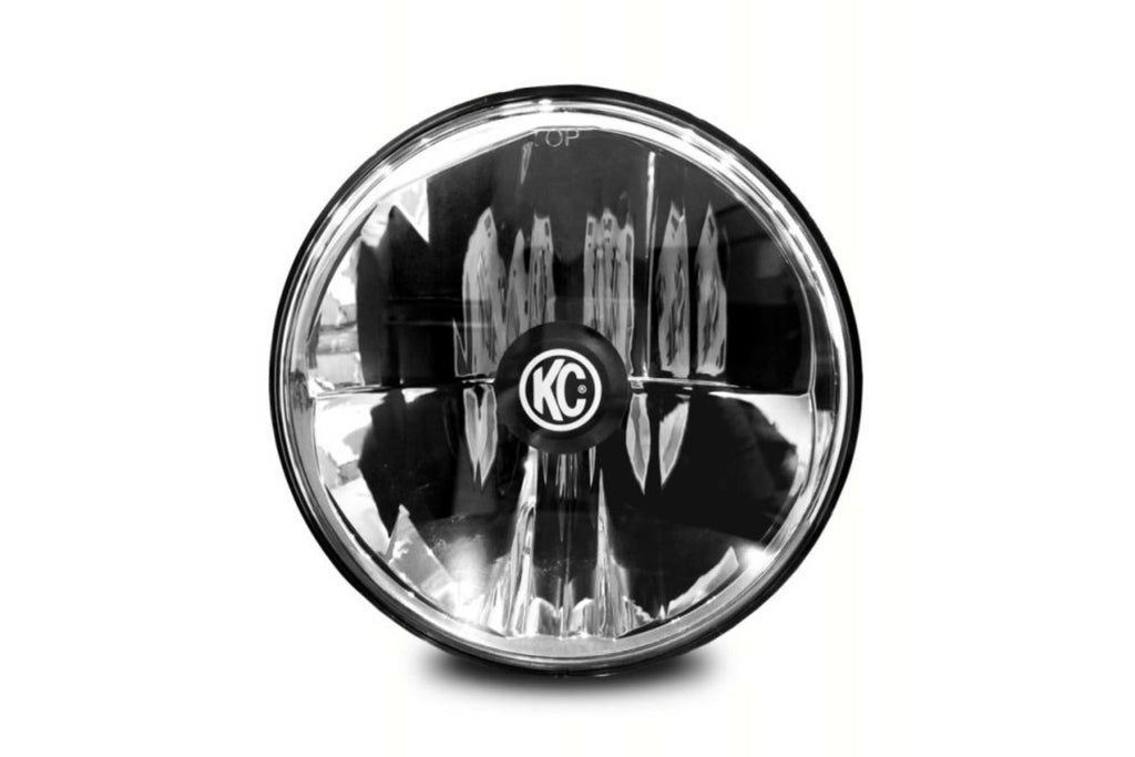 KC Hilites Gravity LED Pro Headlight: (7in for Jeep JK / 55/60w Driving / Each)