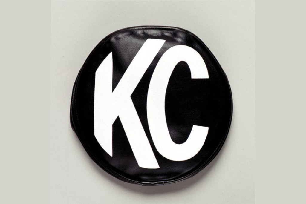 KC Hilites Light Cover: (6in / Hard / Black/White / Each)