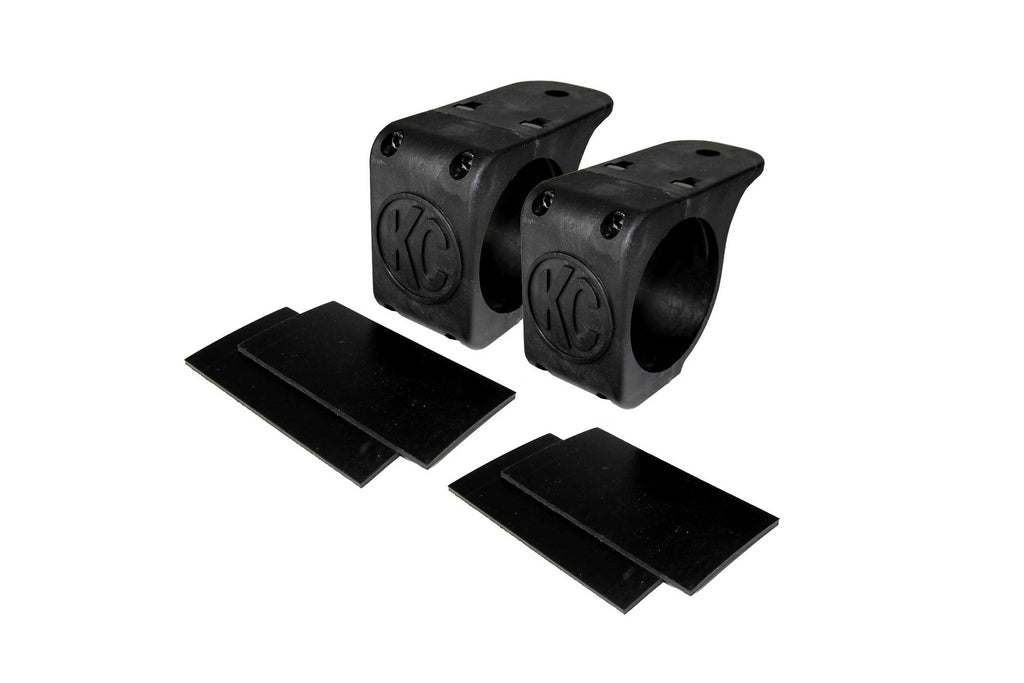 KC Hilites Tube Clamp Bracket: (0.75-1.00in / Pair)