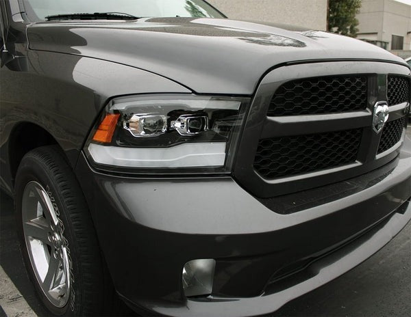 ARex Luxx LED Headlights: Dodge Ram (09-18) - Black (Set)