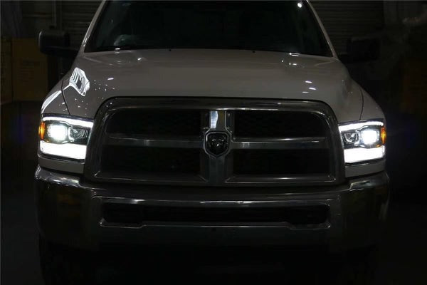 ARex Luxx LED Headlights: Dodge Ram (09-18) - Black (Set)