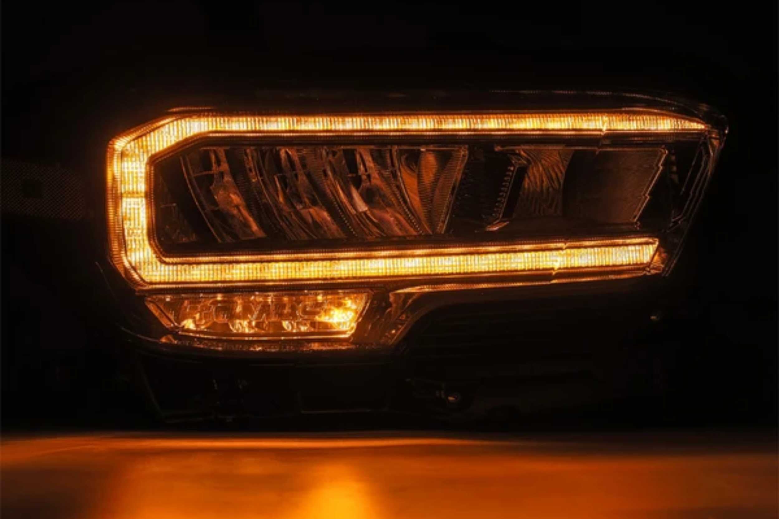 ARex Luxx OEM LED Style Headlights: Toyota Tacoma (16-20) - Black (Set)