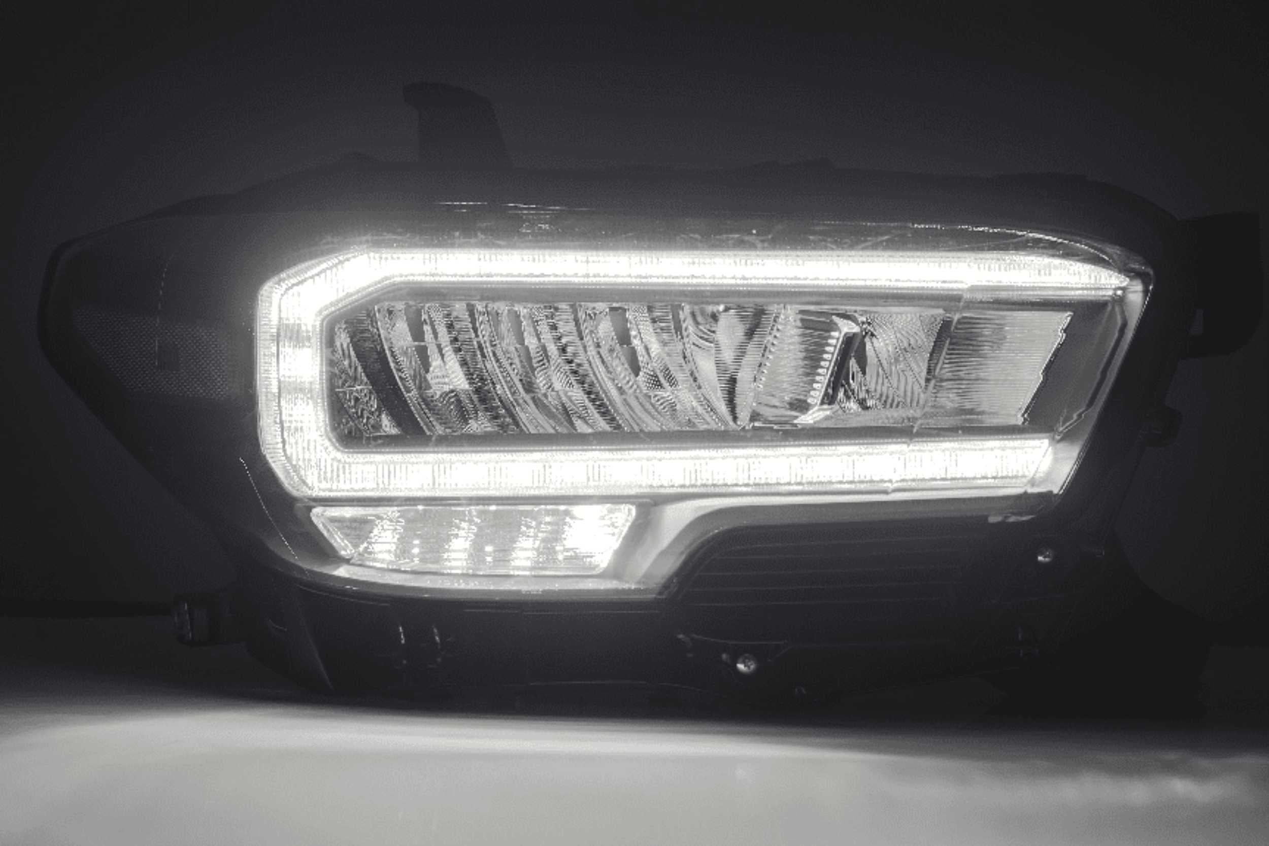 ARex Luxx OEM LED Style Headlights: Toyota Tacoma (16-20) - Alpha-Black (Set)