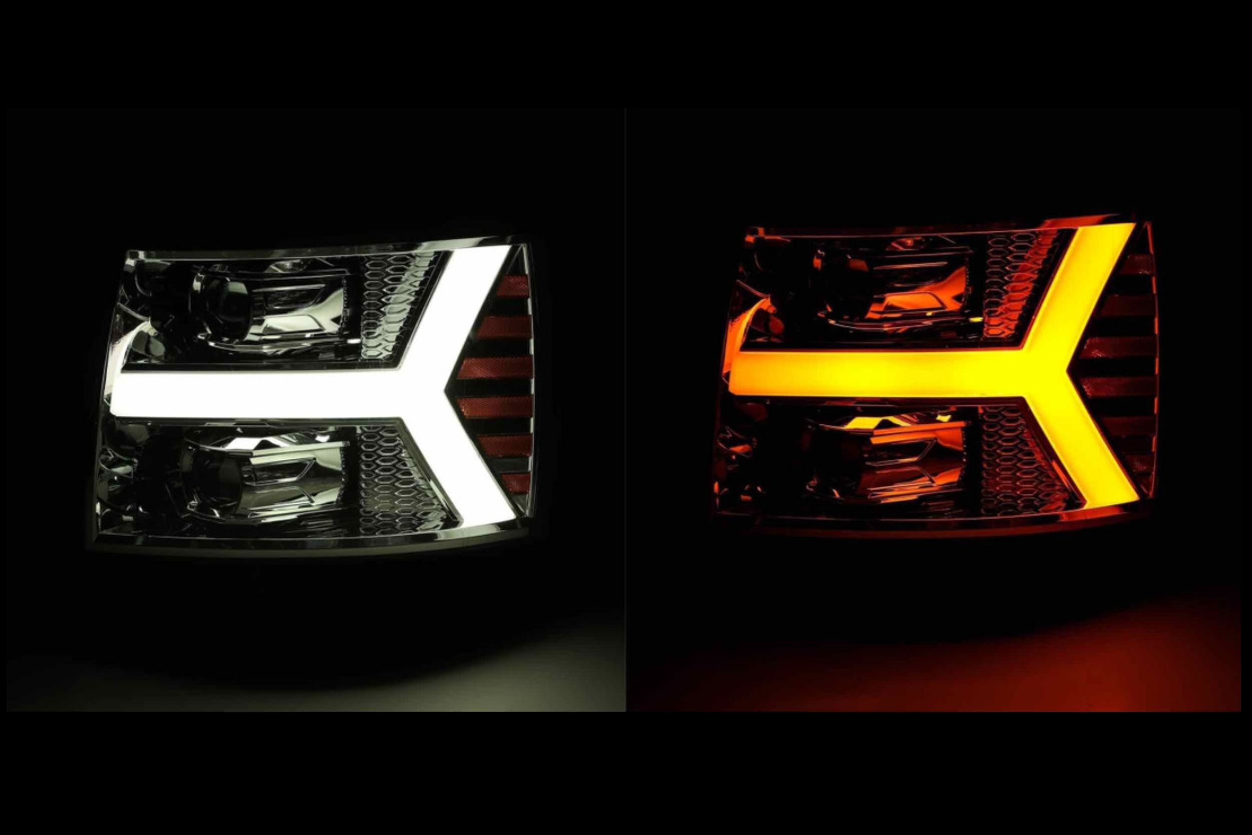 ARex Luxx LED Headlights: Chevrolet Silverado (07-13) - Chrome (Set)