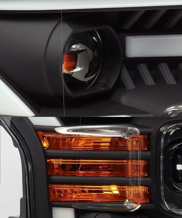 ARex Luxx LED Headlights: Ford F-150 (15-17) - Black (Set)