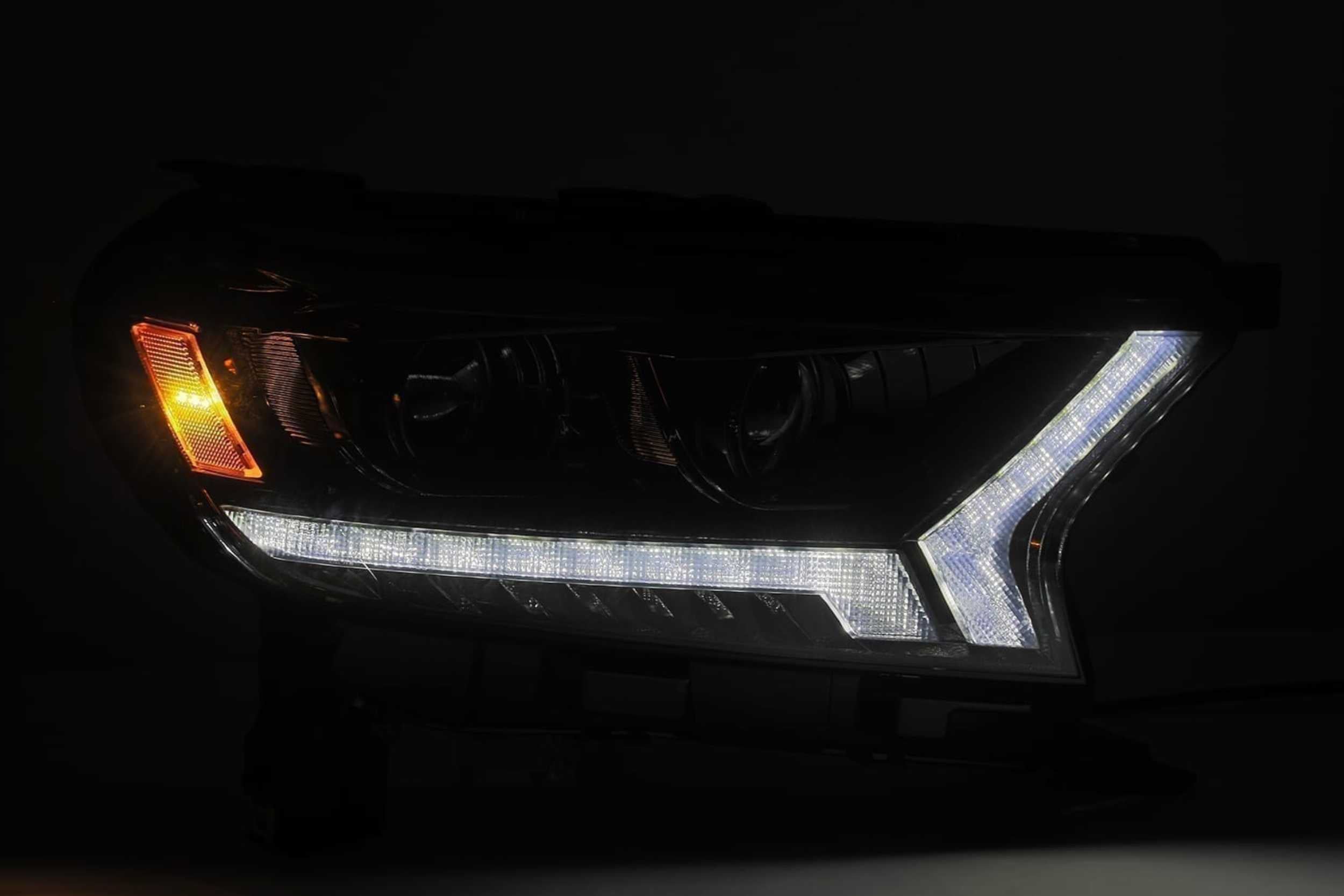 ARex Luxx LED Headlights: Ford Ranger (19-23) - Black (Set)