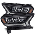 ARex Nova LED Headlights: Ford Ranger (19-23) - Black (Set)