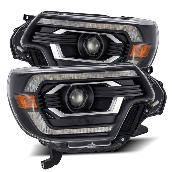 ARex Luxx LED Headlights: Toyota Tacoma (12-15) - Black (Set)