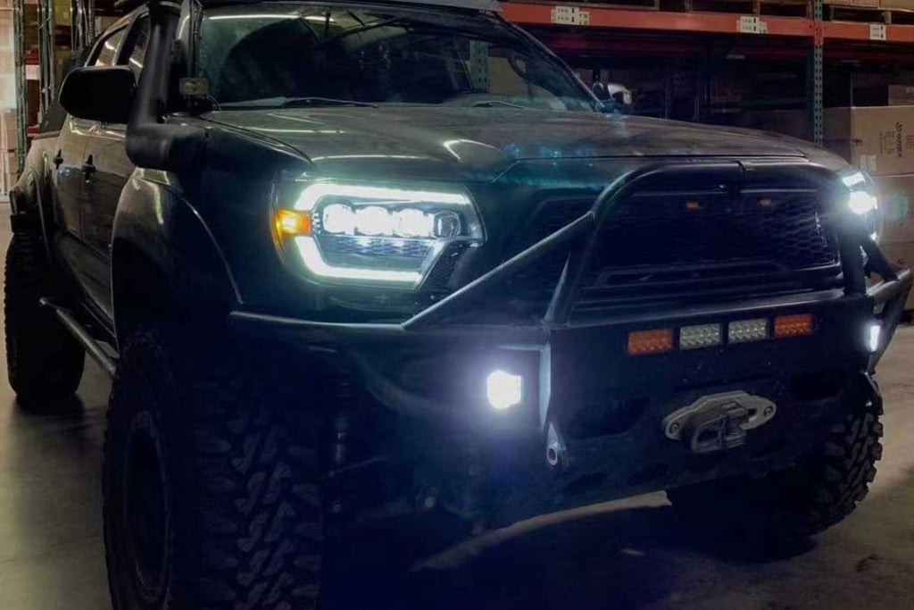 ARex Nova LED Headlights: Toyota Tacoma (12-15) - Black (Set)