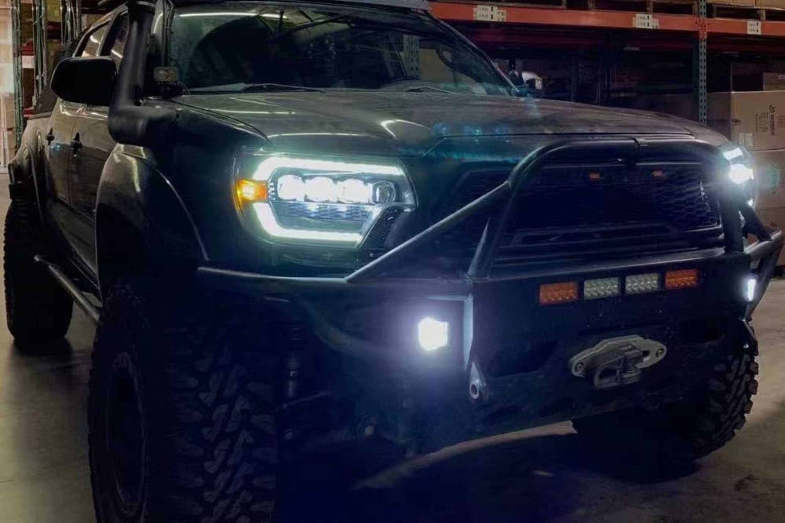 ARex Nova LED Headlights: Toyota Tacoma (12-15) - Black (Set)