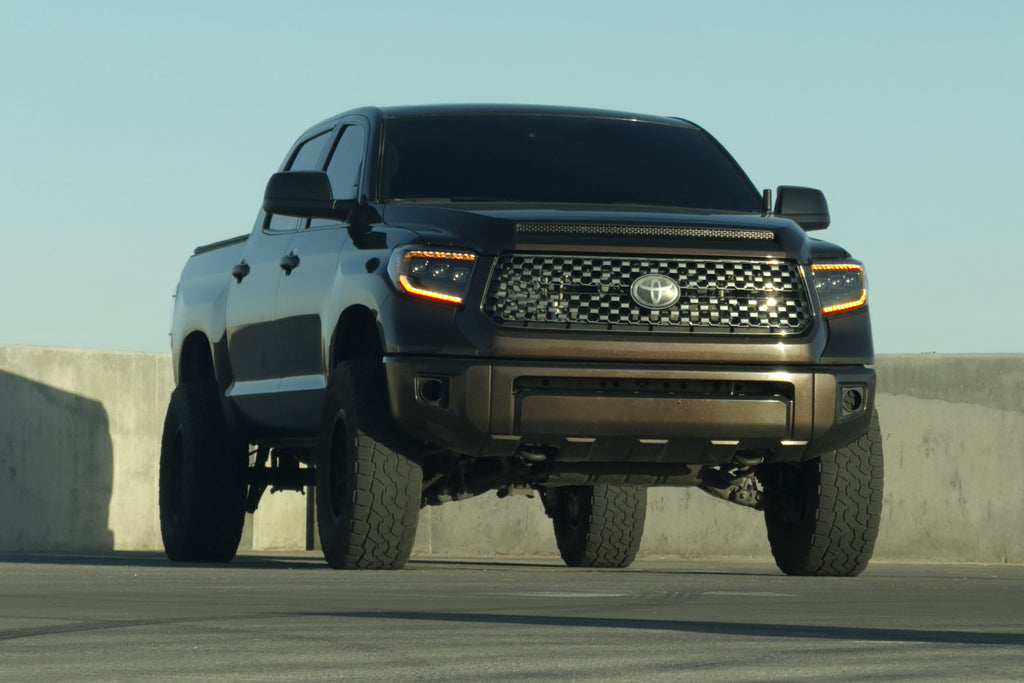 XB LED Headlights: Toyota Tundra (14-21 / Amber DRL / Set)