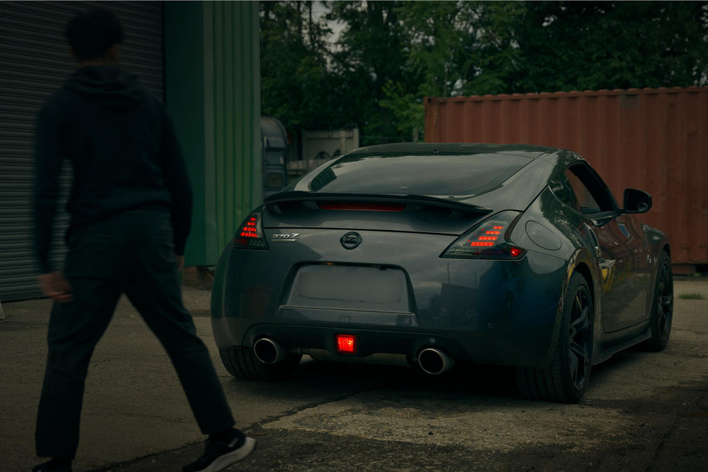 XB LED Tail Lights: Nissan 370Z (09-21 / Smoked Lens / Set)