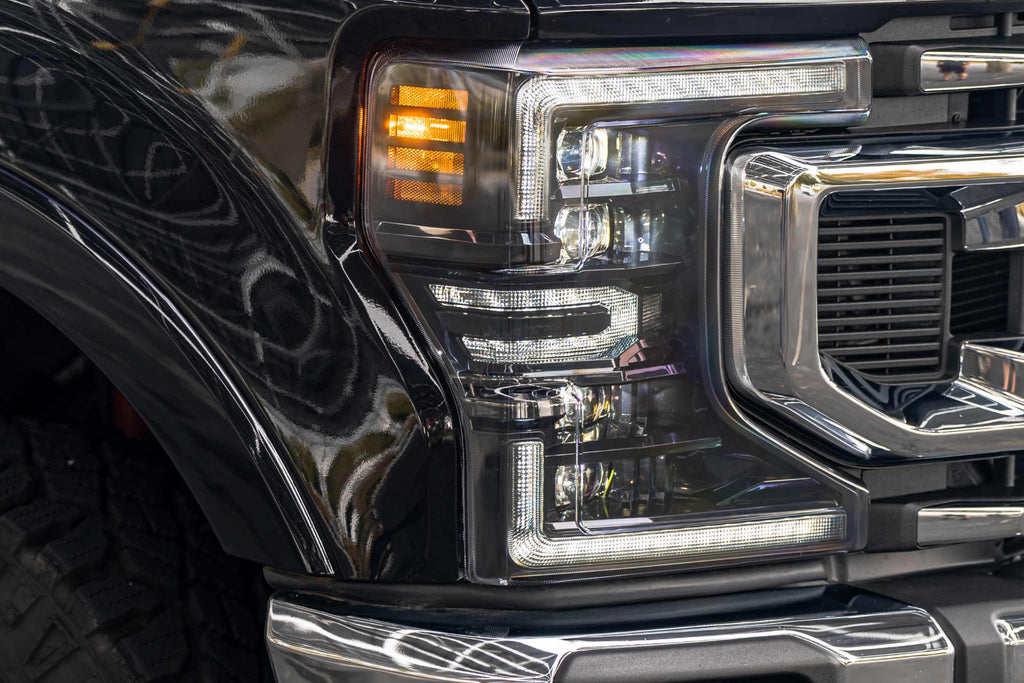 XB LED Headlights: Ford Super Duty (20-22 / White DRL / Set)