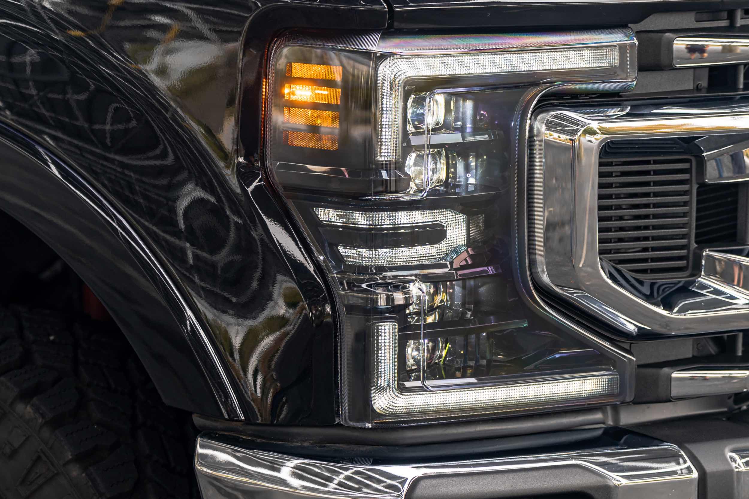 XB LED Headlights: Ford Super Duty (20-22 / White DRL / Set)