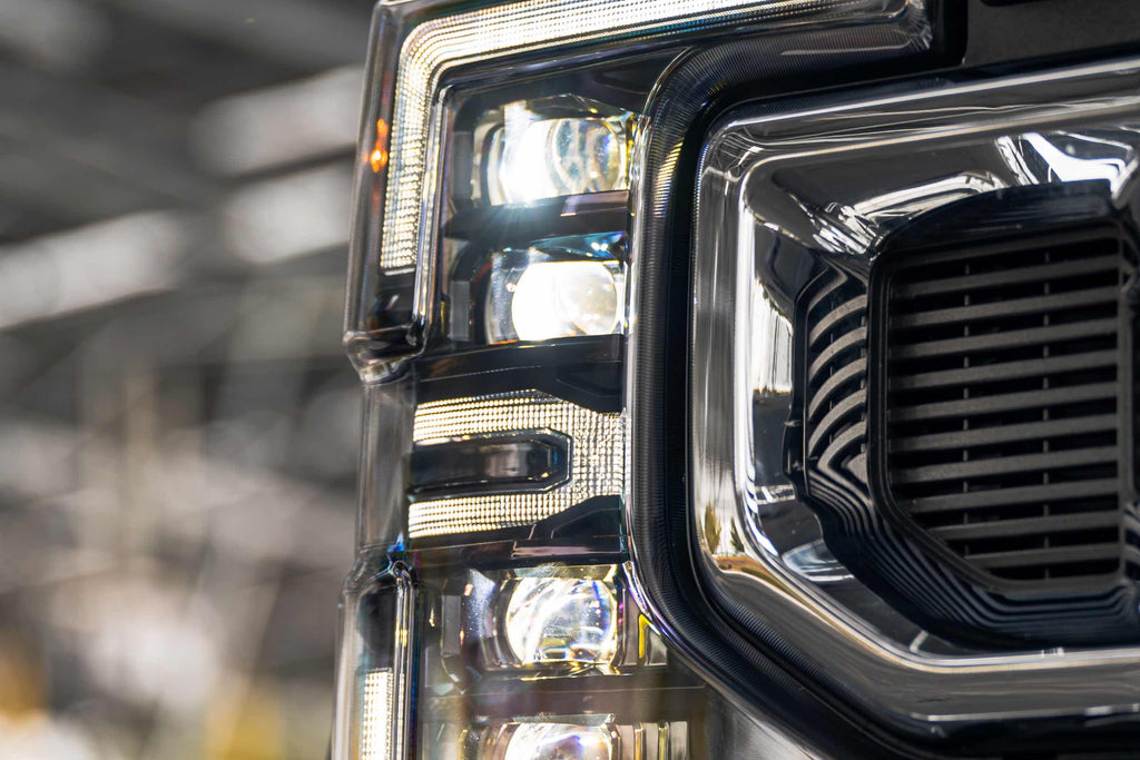 XB LED Headlights: Ford Super Duty (20-22 / White DRL / Set)