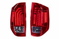 XB LED Tail Lights: 14-21 Toyota Tundra (Red Lens / Set)