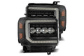 Arex Nova LED Headlights: GMC Sierra (14-18) - Black (Set)