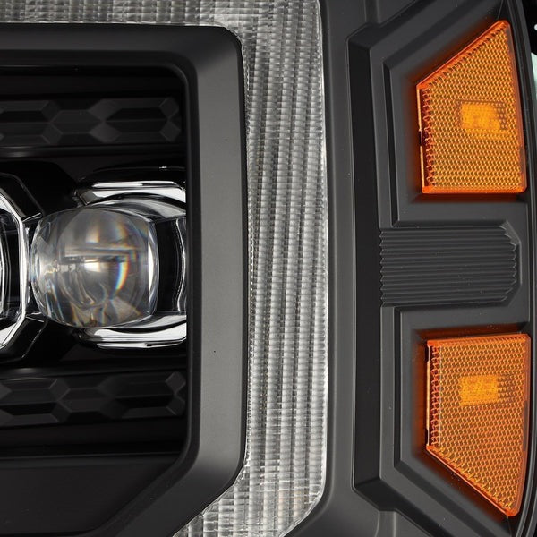 Arex Nova LED Headlights: GMC Sierra (14-18) - Black (Set)