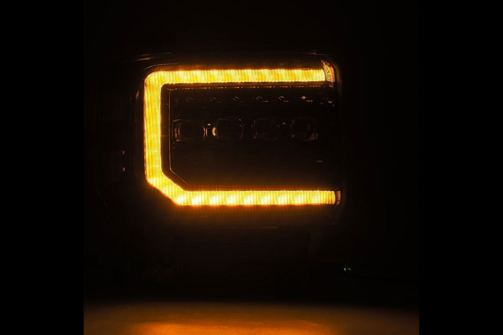 Arex Nova LED Headlights: GMC Sierra (14-18) - Black (Set)