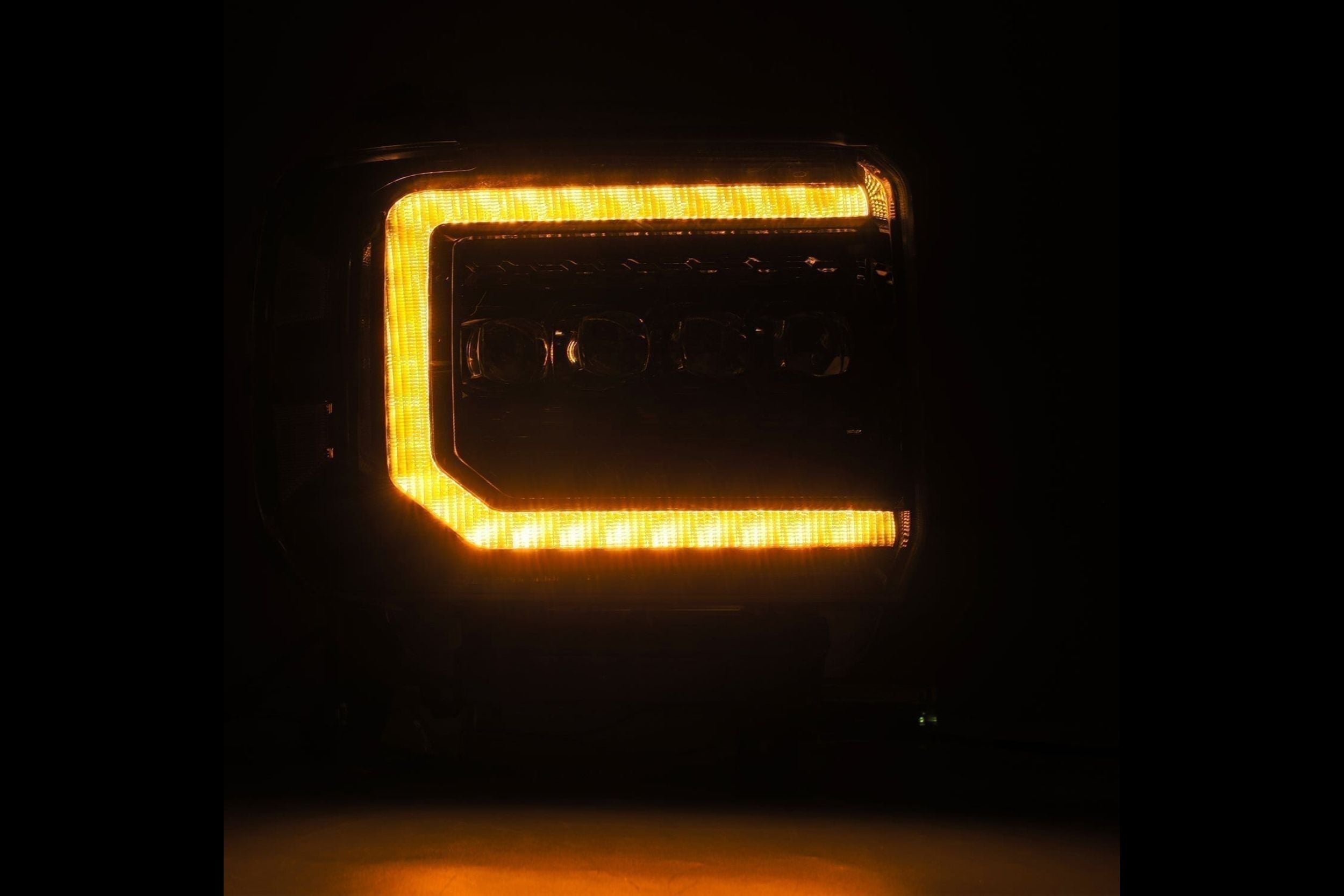Arex Nova LED Headlights: GMC Sierra (14-18) - Alpha-Black (Set)