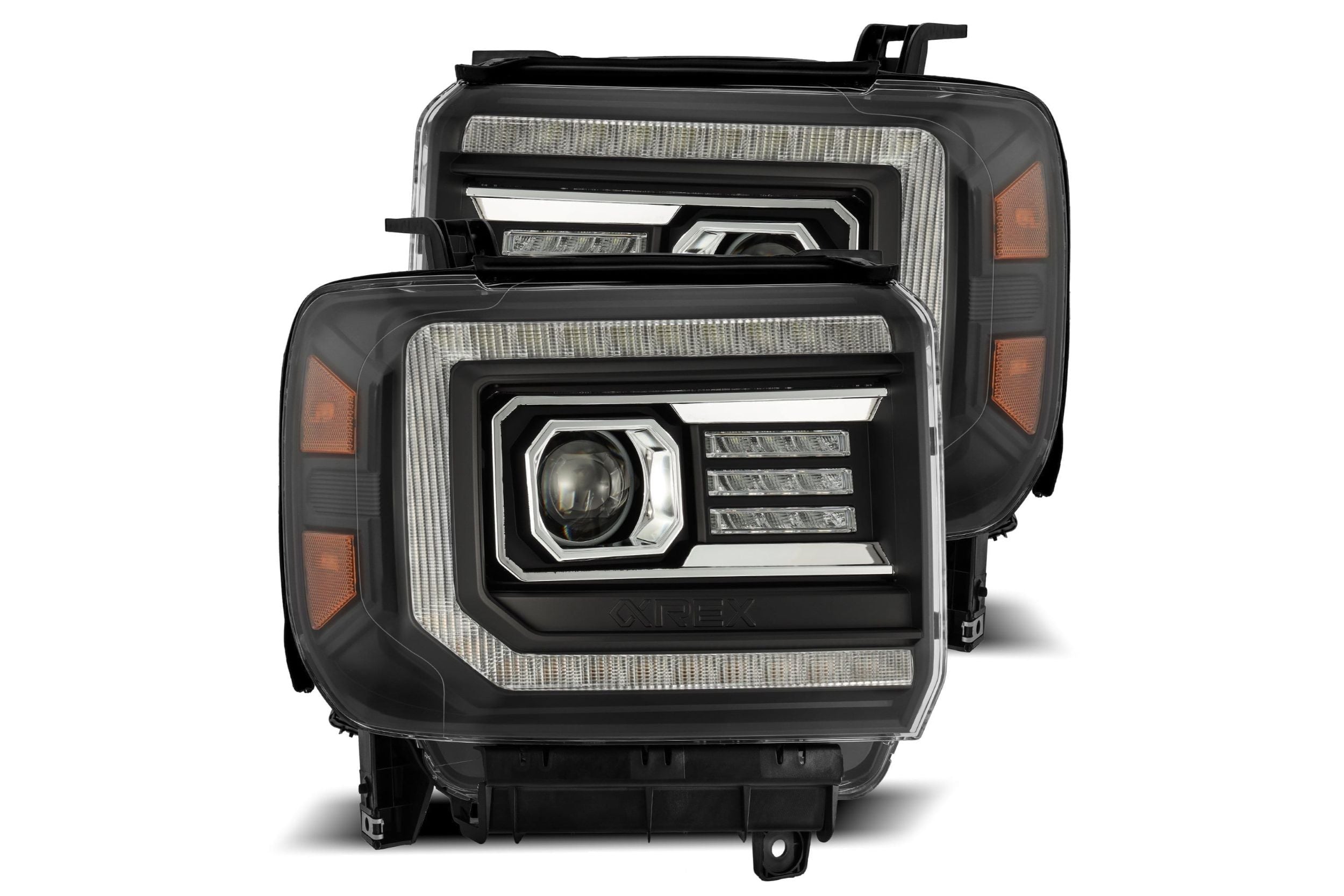 Arex (PRO-Series) Halogen Headlights: GMC Sierra (14-18) - Black (Set)