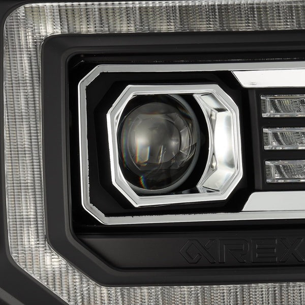 Arex (PRO-Series) Halogen Headlights: GMC Sierra (14-18) - Black (Set)