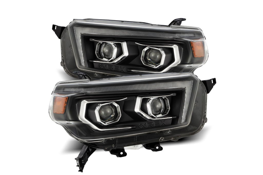 Arex Luxx LED Headlights: 4Runner (10-13) - Black (Set)