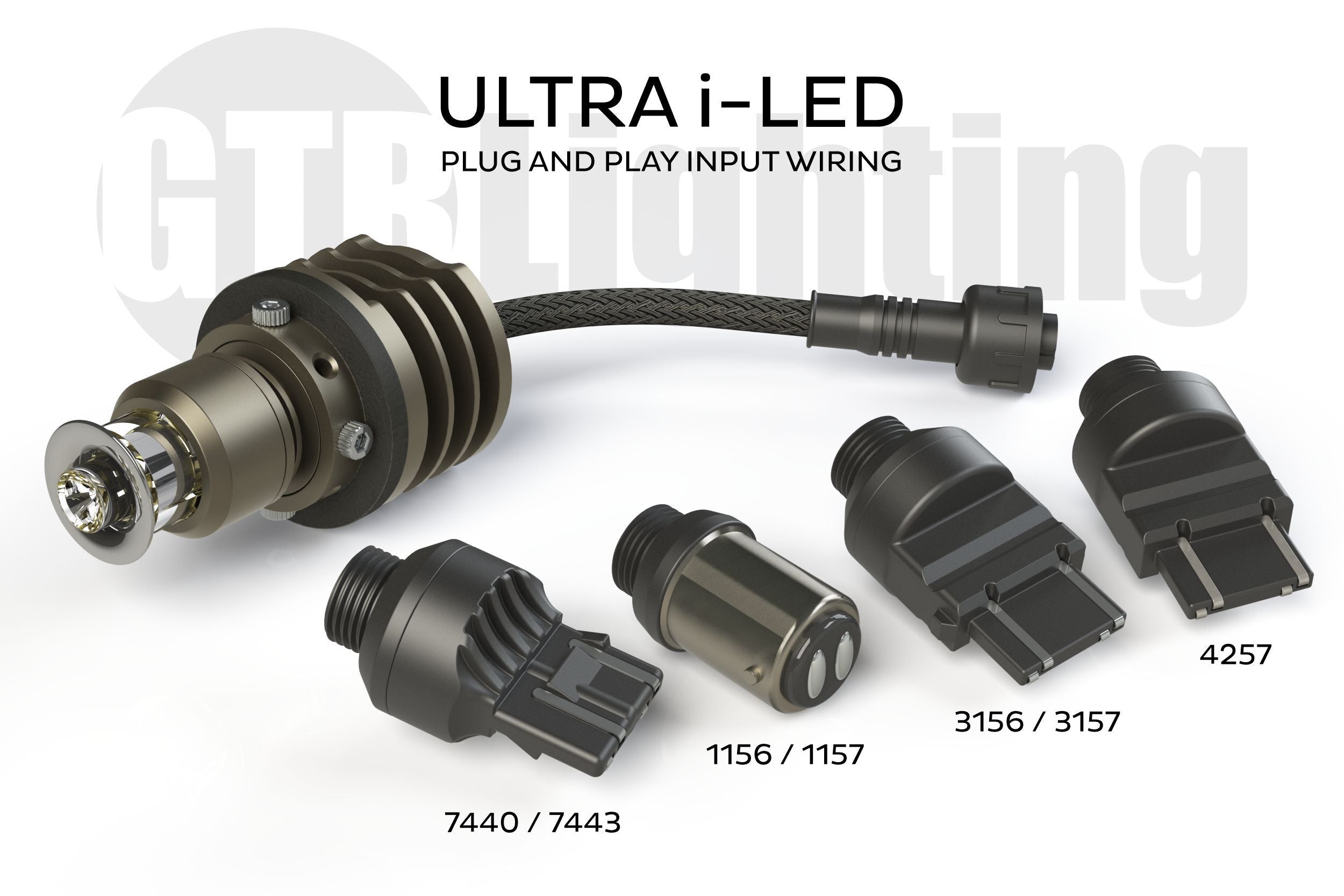 GTR i-LED Ultra: 4257 / Red (Pair)