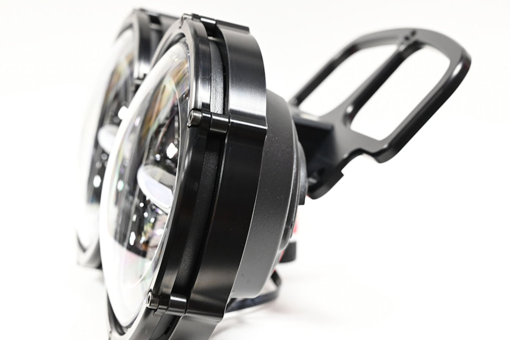 XKChrome RGB LED 5.75in Headlight Kit: Chrome w/ Controller