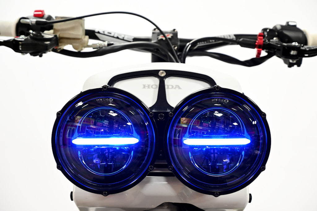 XKChrome RGB LED 5.75in Headlight Kit: Black w/o Controller