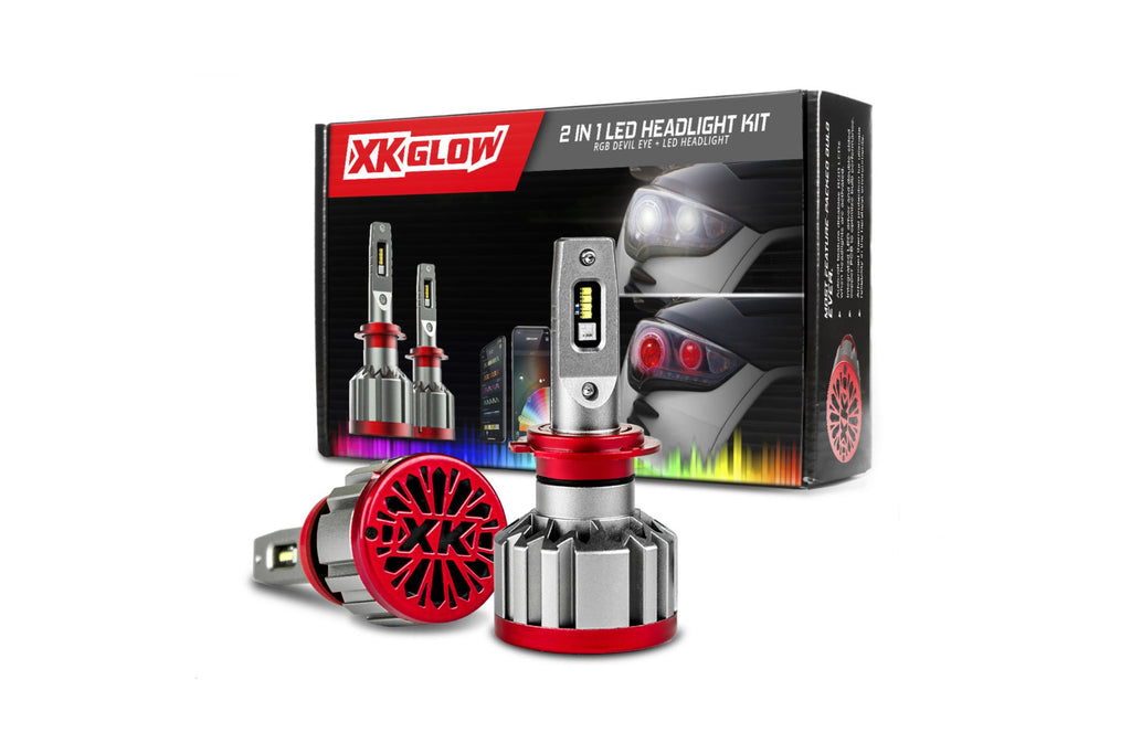 XKChrome RGB LED Bulbs: 880 w/o Controller (Pair)